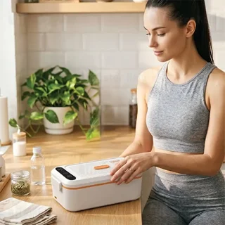 لانچ‌باکس گرمکن‌دار پرودو PDLFSTDA01WHOG ظرفیت ۸۰۰ میلی‌لیتر