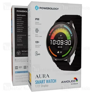 ساعت هوشمند پاورولوژی Powerology Aura PSWASW1801HBK - تصویر 6