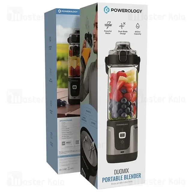 مخلوط کن قابل حمل پاورولوژی Powerology Duomix PWPB27 ظرفیت 600 میلی لیتر - تصویر 5
