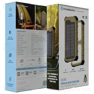 پاوربانک خورشیدی 20000 پاورولوژی Powerology Solara PPBCHA99KH توان 22.5 وات - تصویر 6