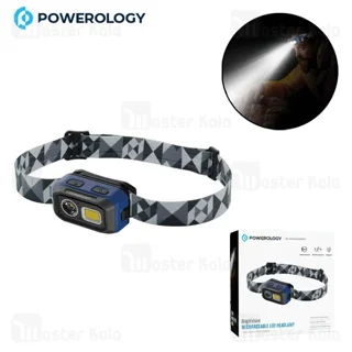 چراغ قوه پیشانی هدلایت پاورولوژی Powerology PWZF6578BK