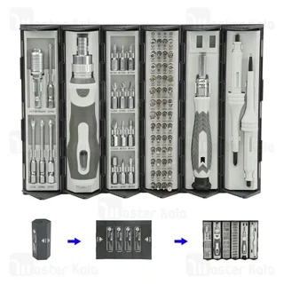 پیچ گوشتی پرووان Proone 74 IN 1 SCREWDRIVER SET PGS106 - تصویر 4