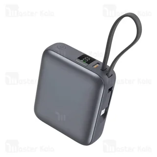پاوربانک 10000 کیو سی وای QCY PB10C توان 35 وات با کابل متصل - تصویر 5