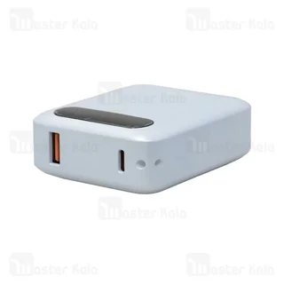 پاوربانک 10000 کیو سی وای QCY PB10D توان 22.5 وات با کابل متصل - تصویر 3