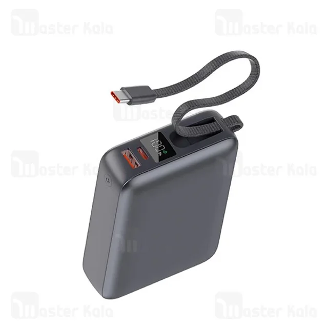 پاوربانک 20000 کیو سی وای QCY PB20A توان 45 وات همراه با کابل متصل - تصویر 2