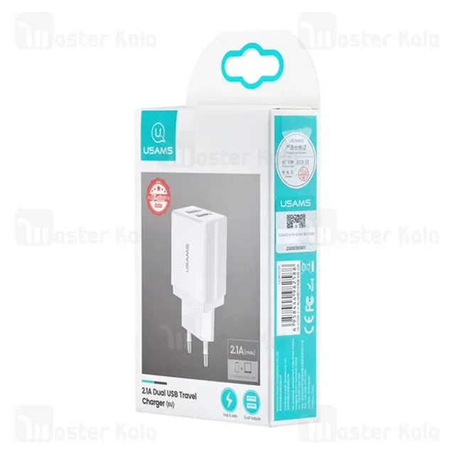 شارژر دیواری یوسمز USAMS CC090 شدت جریان 2.1 آمپر - تصویر 8