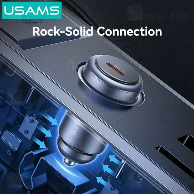 شارژر فندکی یوسمز USAMS CC321 توان 30 وات - تصویر 7