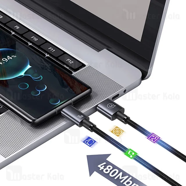 کابل Type-C یوسمز USAMS SJ663 طول 1.2 متر توان 18 وات - تصویر 6