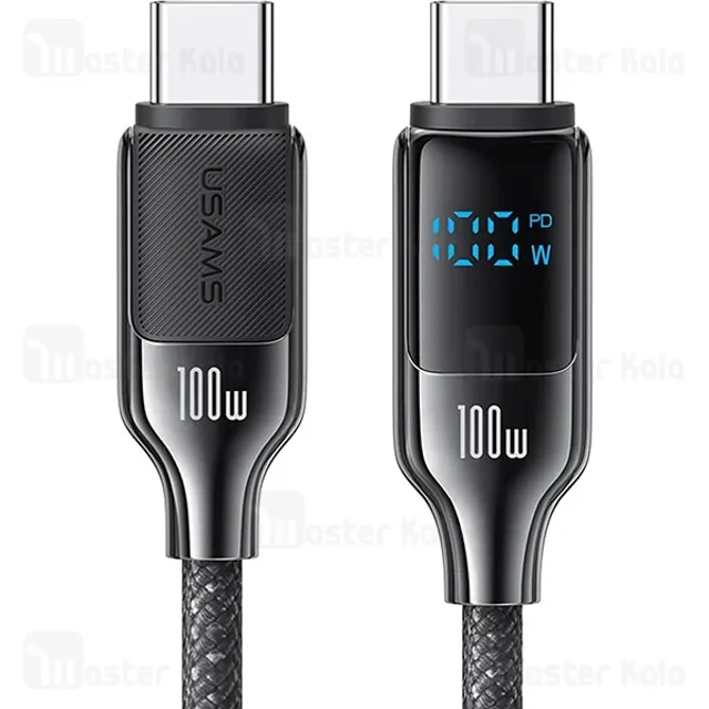 کابل Type C به Type C یوسمز Usams SJ742 طول 1.2 متر توان 100 وات - تصویر 3