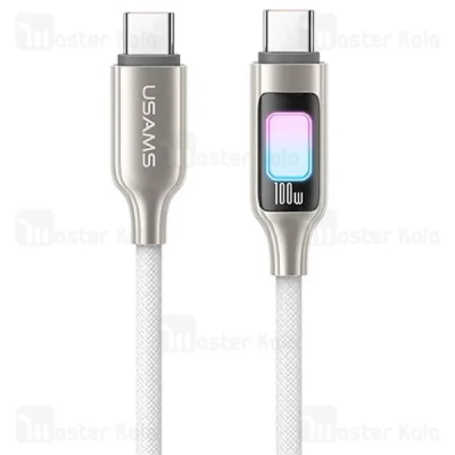کابل Type C به Type C یوسمز Usams SJ750 طول 1.2 متر توان 100 وات - تصویر 3