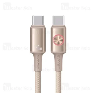 کابل Type C به Type C یوسمز Usams SJ751 طول 1.2 متر توان 240 وات - تصویر 3