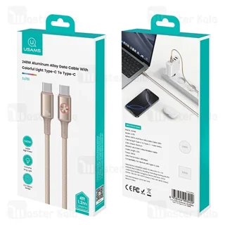 کابل Type C به Type C یوسمز Usams SJ751 طول 1.2 متر توان 240 وات - تصویر 8