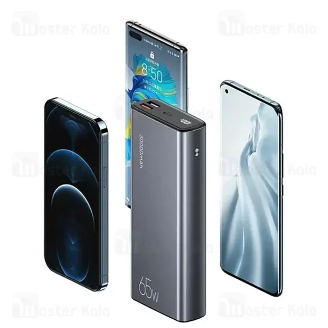 پاوربانک 30000 یوسمز USAMS US-CD165 توان 65 وات همراه با کابل - تصویر 5