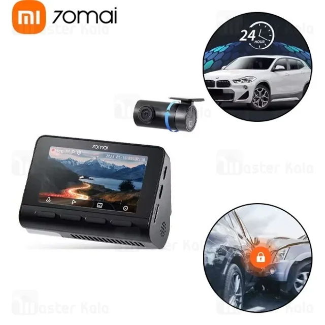 دوربین خودرو شیائومی Xiaomi 70mai A800SE Dash Cam همراه دوربین عقب — ضبط دوکاناله 4K