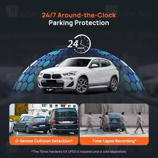 دوربین خودرو شیائومی ۷۰می A800SE با دوربین عقب 1080P