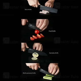 ست 5 عددی چاقو سرامیکی شیائومی Xiaomi HuoHou Cool Non Stick HU0076 - تصویر 8