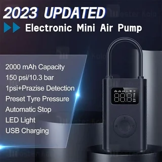 کمپرسور باد شارژی شیائومی Xiaomi Air Pump Compressor 2D MJCQB07QWS - تصویر 6