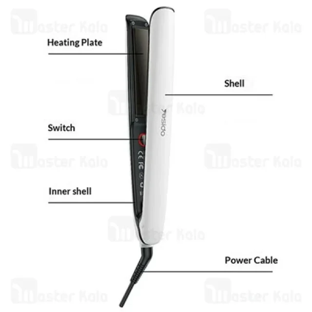 اتو صاف کننده و فر کننده مو یسیدو Yesido MG31 Hair Straightener - تصویر 3