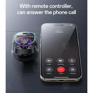 شارژر فندکی و پخش کننده بلوتوث یسیدو Yesido Y70 - تصویر 4